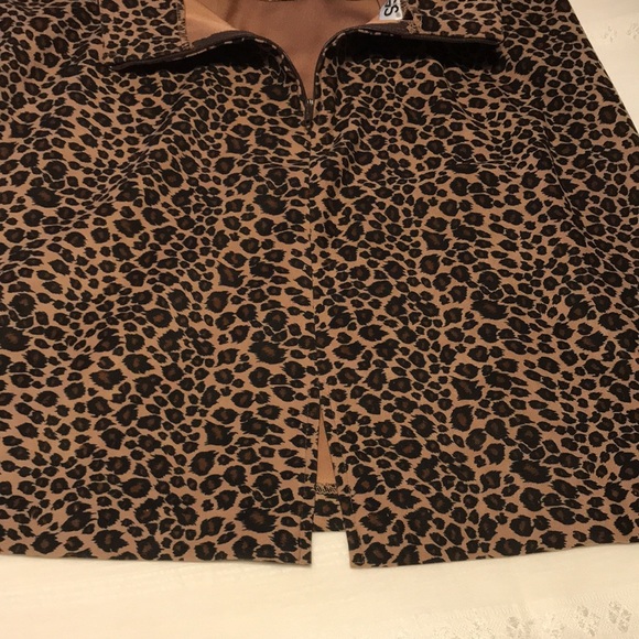Ladies Briggs Leopard Spandex Stretch Skirt - Picture 7 of 11